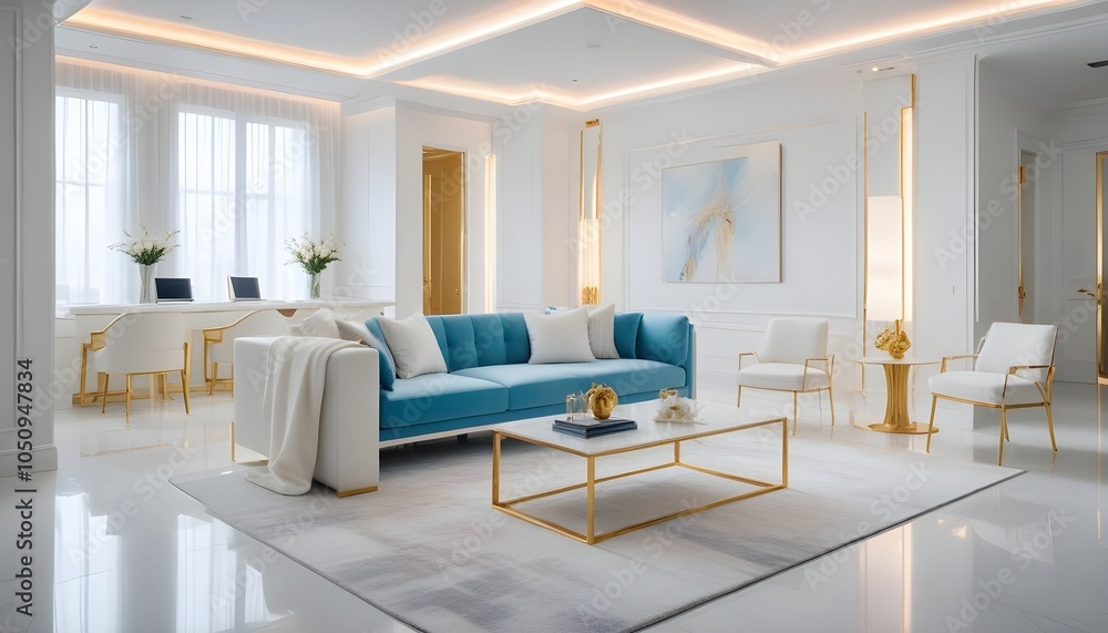 Fototapeta premium Photo interior modern design room 