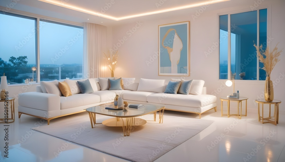 Photo interior modern design room 3d design Photo interior modern design room 3d design