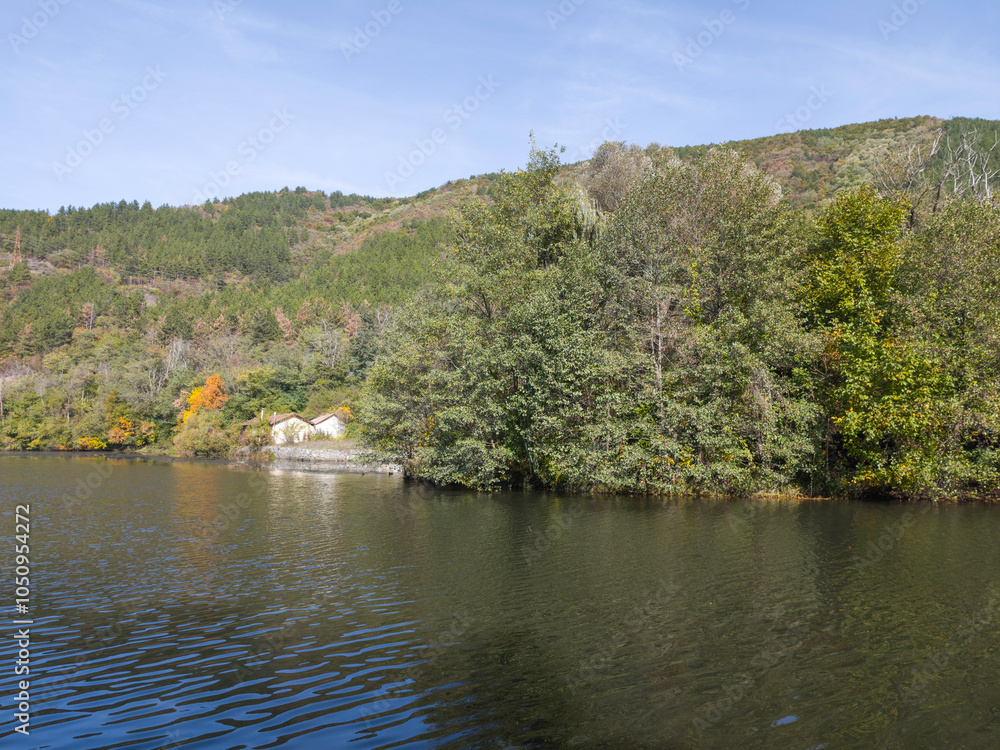 Autumn Landscape of Pancharevo lake, Bulgaria Autumn Landscape of Pancharevo lake, Bulgaria