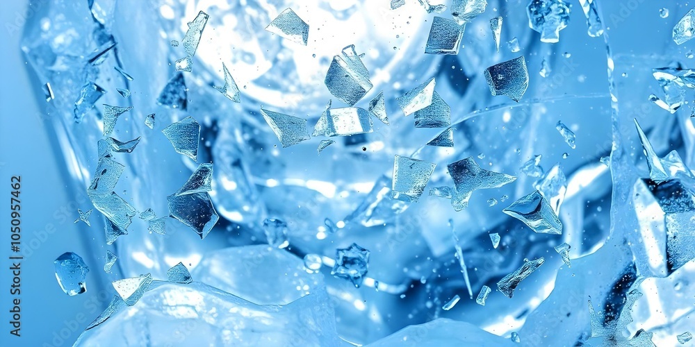 a close-up of a crystal-clear ice cube with intricate internal patterns create with ai a close-up of a crystal-clear ice cube with intricate internal patterns create with ai