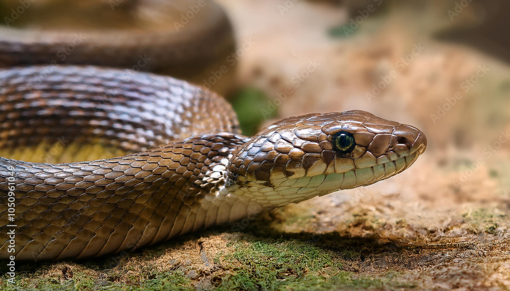 Fototapeta premium Close-Up of a Snake