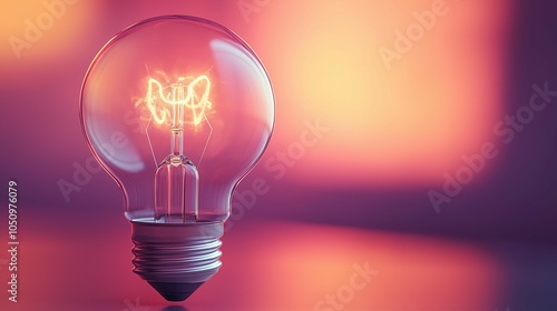 Business Team Collaboration Concept with Light Bulb