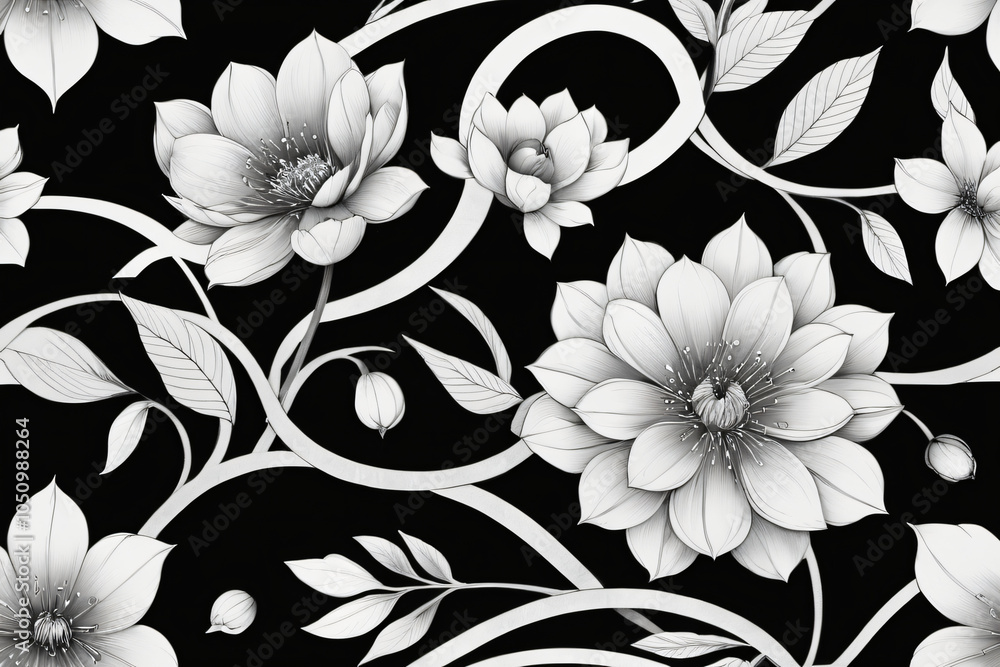 seamless floral background seamless floral background