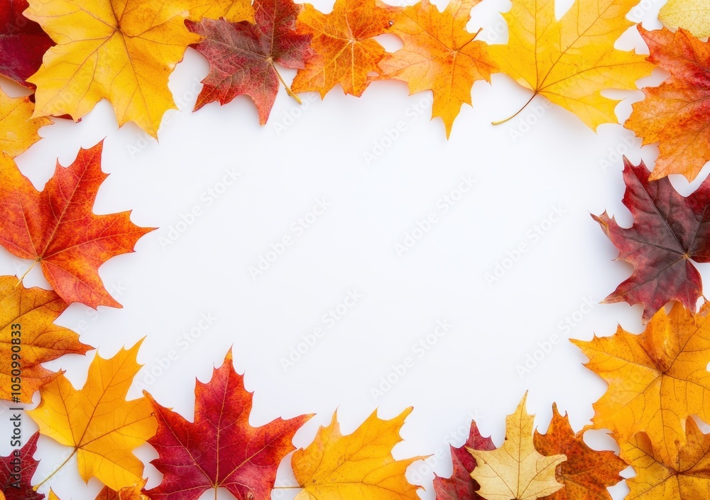 Fototapeta premium Autumn Leaves Frame