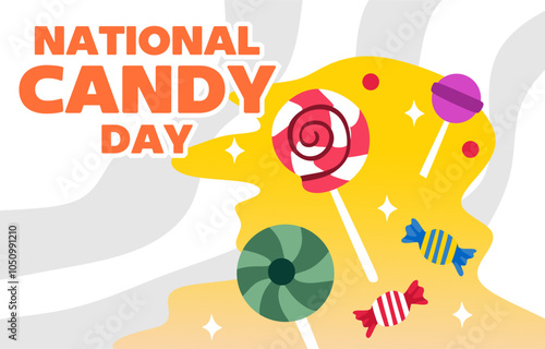 Happy National Candy Day with sweet candy