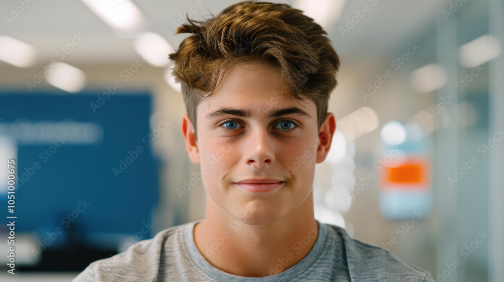 Friendly male call center executive assists clients with exceptional support in a welcoming office environment. Friendly male call center executive assists clients with exceptional support in a welcoming office environment.