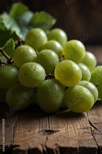 A bunch of green and black grapes, Fresh grasp images