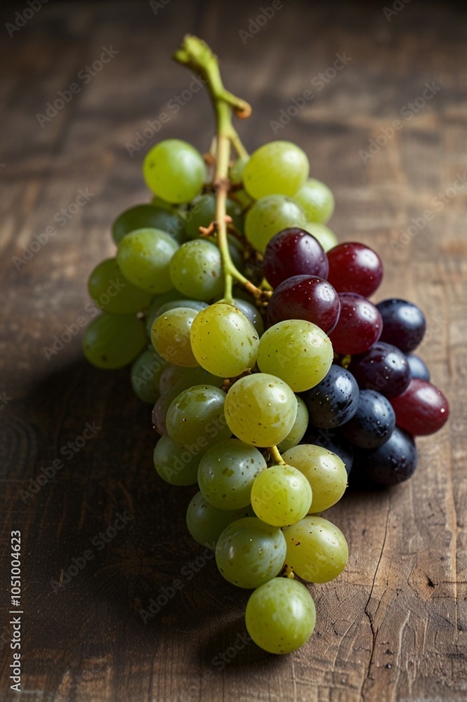 A bunch of green and black grapes, Fresh graps images A bunch of green and black grapes, Fresh graps images