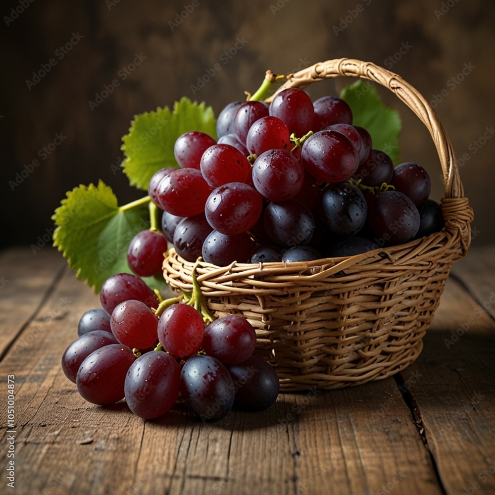 A bunch of green and black grapes, Fresh graps images A bunch of green and black grapes, Fresh graps images