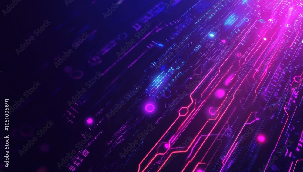 Obraz premium Abstract Digital Circuitry