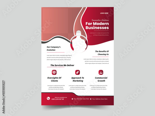 Poster design business template