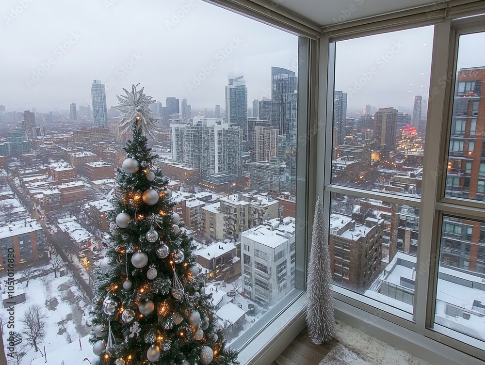 Image showcasing 10 Luxury Christmas Living Room Decor Ideas - seekpretty