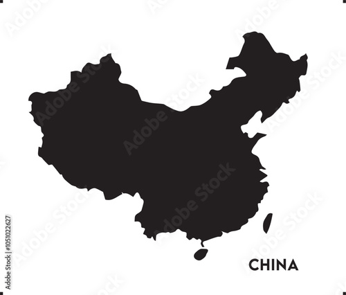 China icon vector design, China Logo design, Chini's unique charm and natural wonders, Use it in your marketing materials, travel guides, or digital projects, China map logo vector