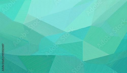 Abstract background with poly line of Soft Mint and poly line of Turquoise Blue. photo