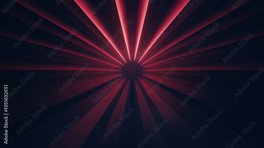 Vibrant light rays in a circular pattern on a dark background. Vibrant light rays in a circular pattern on a dark background.