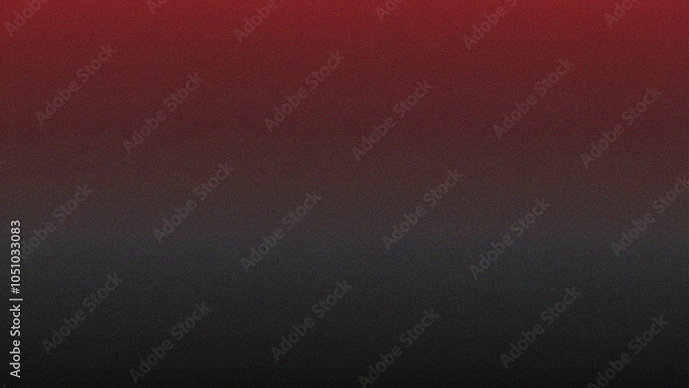 Obraz premium Red grainy gradient abstract background, noise texture effect, banner poster header design