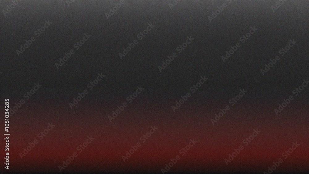 Obraz premium Red grainy background, noisy color gradient banner, dark textured poster header cover backdrop design