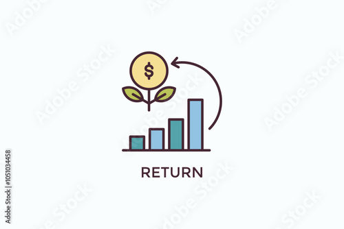 Return Vector Icon Or Logo Illustration