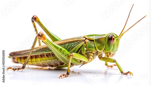 Grasshopper isolated on white background