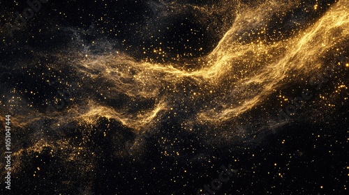 Wallpaper Mural Stardust dreams a cosmic journey through the golden nebulae of the universe Torontodigital.ca