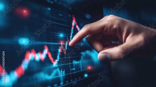 Analyzing Financial Data on a Computer Screen