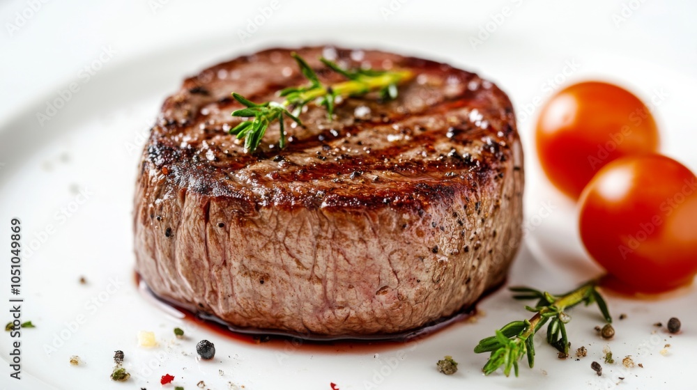 Elegant Steak Dish with Simple Presentation Elegant Steak Dish with Simple Presentation