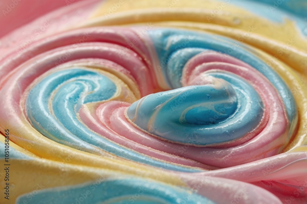 a colorful pastel melted candy swirl a colorful pastel melted candy swirl