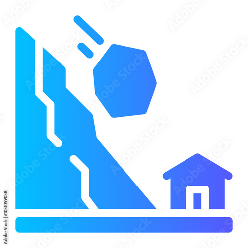 detachment gradient icon