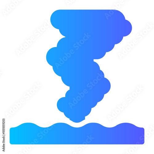 typhoon gradient icon
