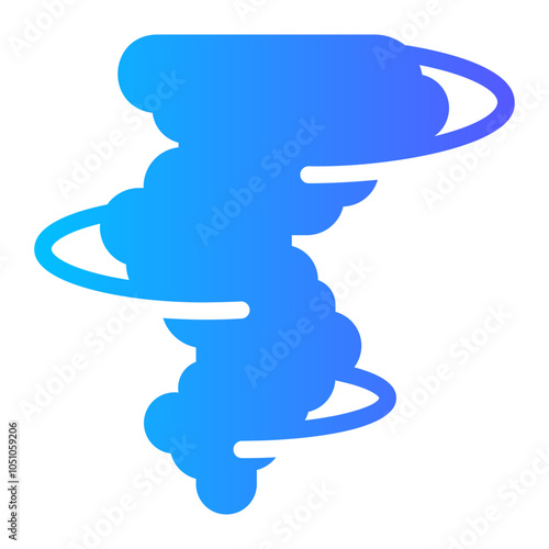 tornado gradient icon