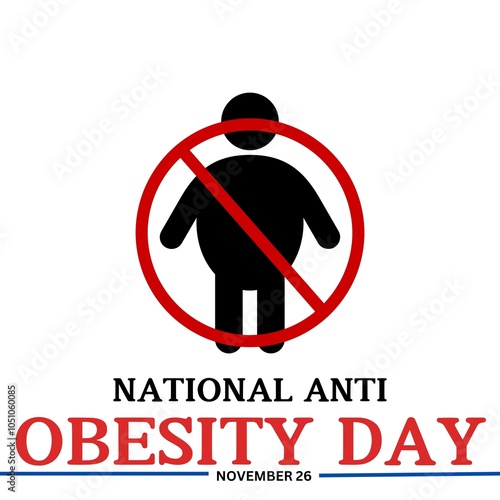 National anti obesity day. November 26 photo