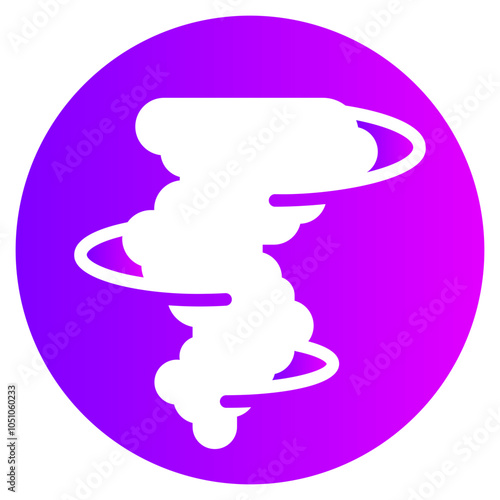 tornado gradient icon