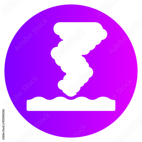 typhoon gradient icon