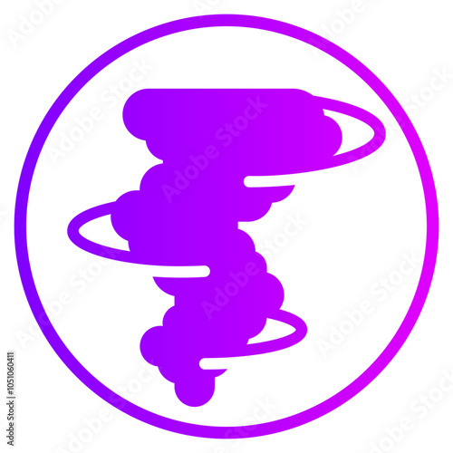 tornado gradient icon
