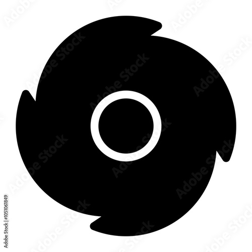 hurricane glyph icon