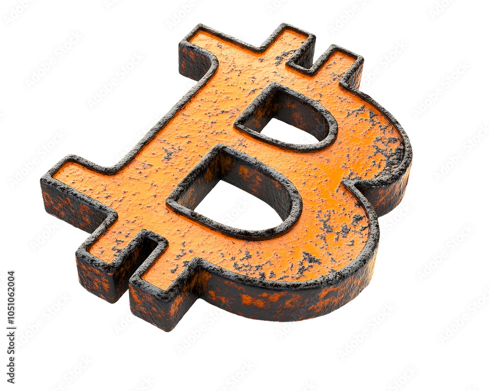 Fiery Bitcoin Symbol in Circular Form, Transparent PNG, clipping path Fiery Bitcoin Symbol in Circular Form, Transparent PNG, clipping path