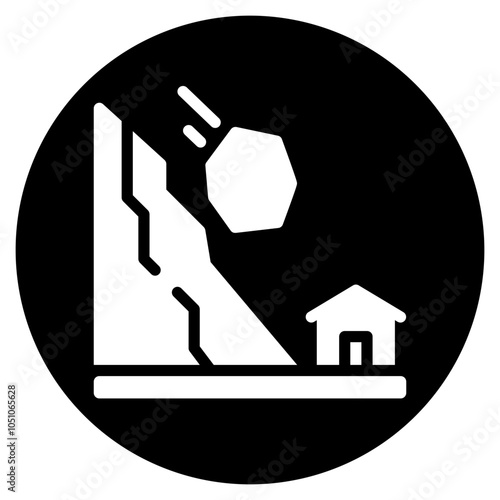 detachment glyph icon