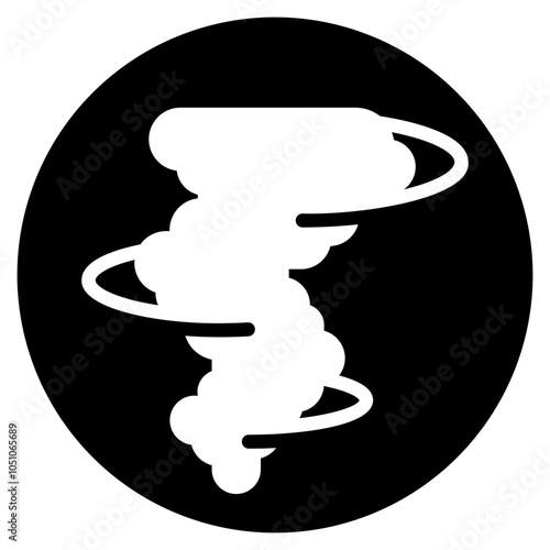 tornado glyph icon