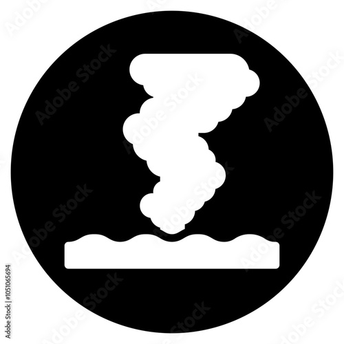 typhoon glyph icon