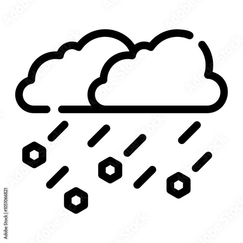 hail line icon
