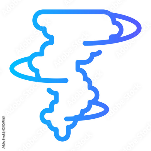 tornado gradient icon
