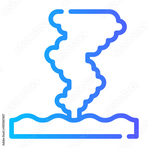 typhoon gradient icon