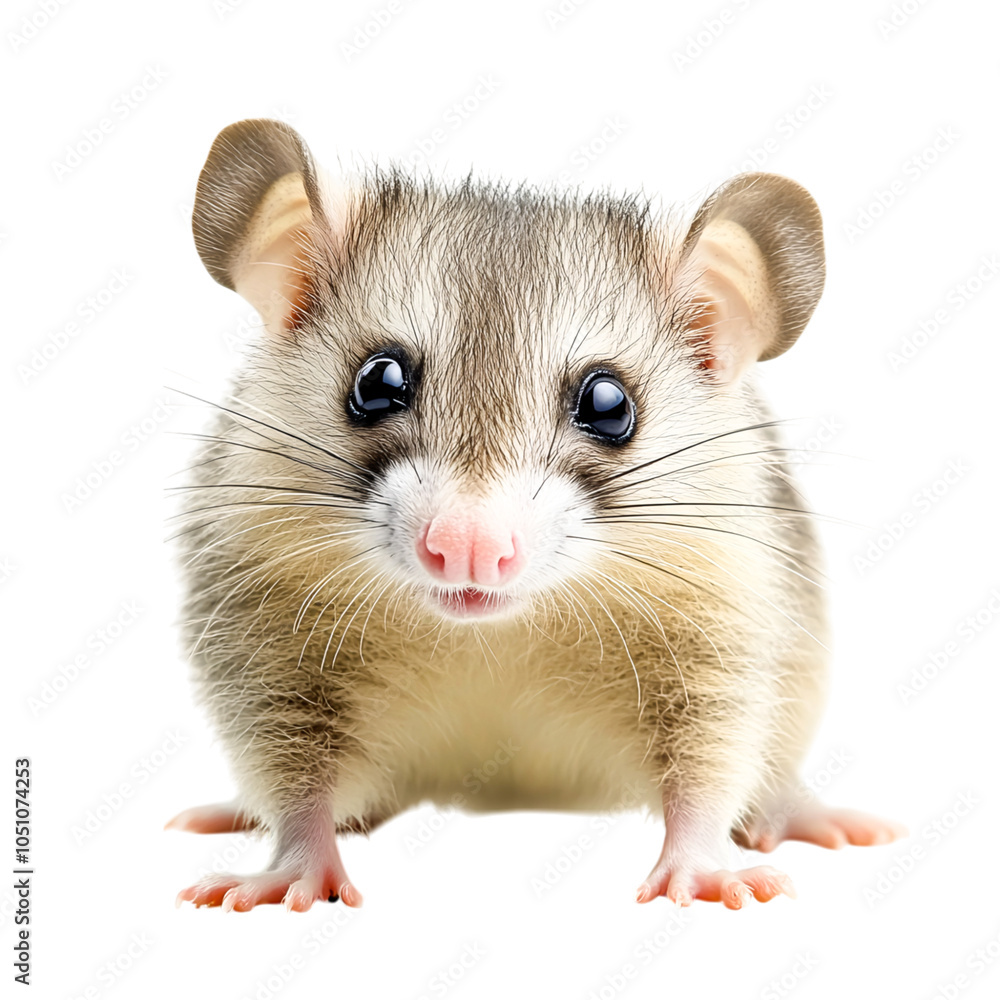 Cute Small Animal with Big Eyes and Fluffy Fur Cute Small Animal with Big Eyes and Fluffy Fur