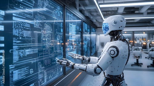 Fully Automated Factory Production Line with Robotic Arms