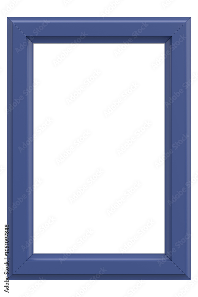Picture frame. Portrait frame. 3D illustration. Picture frame. Portrait frame. 3D illustration.