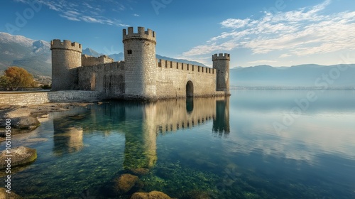 Scaliger Castle's Majestic Reflection  photo