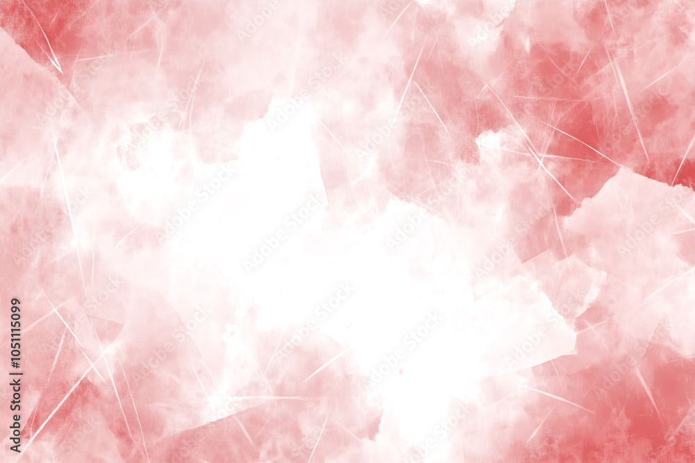 Fototapeta premium A red and white background with a blurry, grainy texture. The red and white colors create a sense of contrast and energy. The texture of the background adds a sense of depth and movement to the image