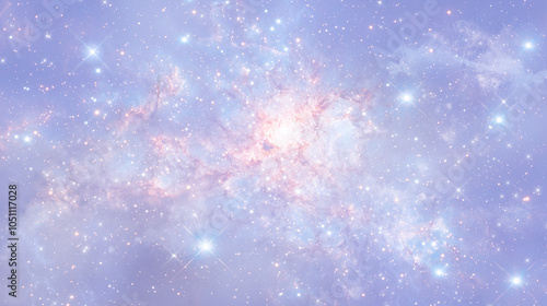 abstract pastel galaxy glitter background