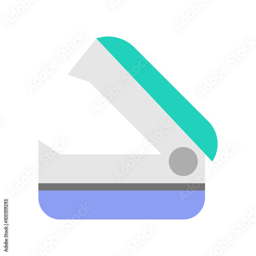 Staple remover flat icons. for modern applications and websites.