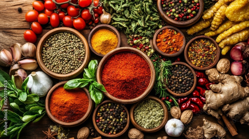 Fresh Middle Eastern Spices with Natural Ingredients Fresh Middle Eastern Spices with Natural Ingredients